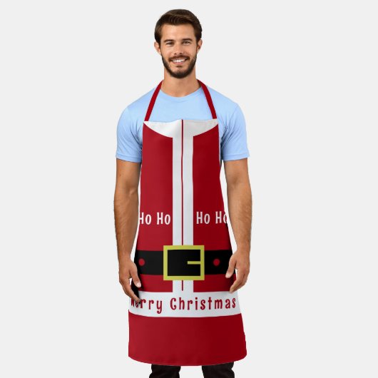 Weihnachtsmann-Schürze Schürze (Getragen)