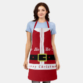 Weihnachtsmann-Schürze Schürze (Getragen)