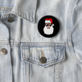 Weihnachtsmann Schwarz Xmas Santa Afro Afroamerika Button (Beispiel)
