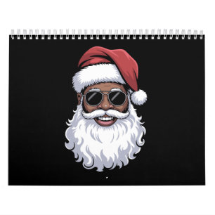 Weihnachtsmann Schwarz Xmas Santa Afro Afroamerika Kalender