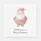 Weihnachtsmann Serviette (Vorderseite)