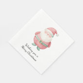 Weihnachtsmann Serviette (Ecke)