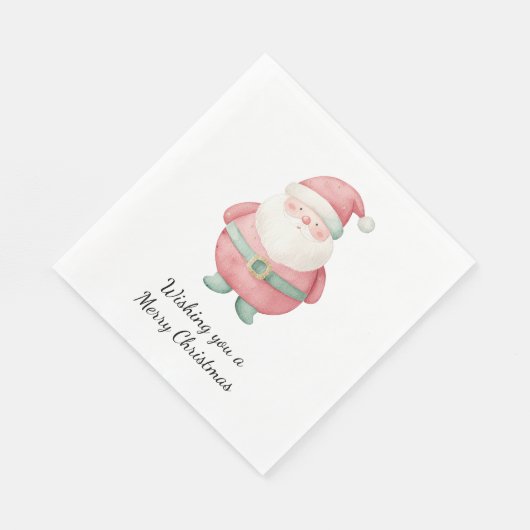 Weihnachtsmann Serviette (Ecke)