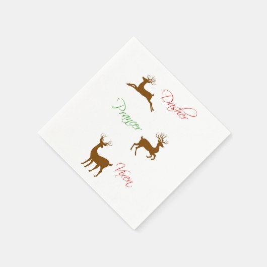 Weihnachtsmann Serviette (Ecke)