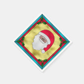 Weihnachtsmann Serviette (Ecke)
