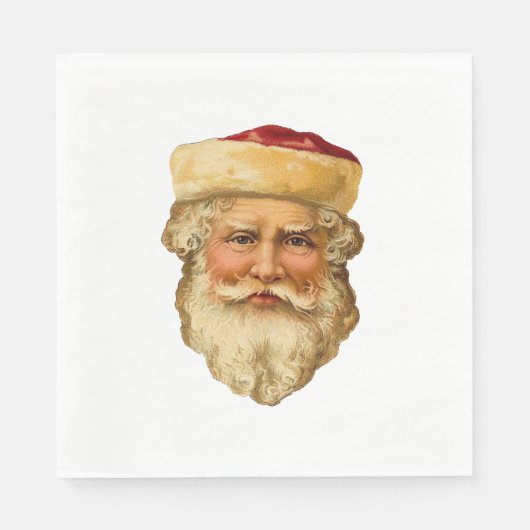 Weihnachtsmann Serviette (Vorderseite)