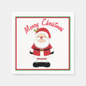 Weihnachtsmann Serviette (Vorderseite)