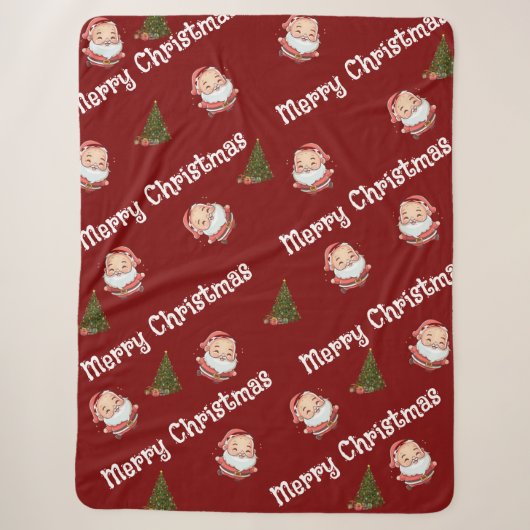 Weihnachtsmann sherpadecke (Vorderseite)