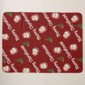Weihnachtsmann sherpadecke (Vorderseite (Horizontal))