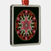 Weihnachtsmann Silbernes Ornament (Rechts)