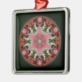 Weihnachtsmann Silbernes Ornament (Links)