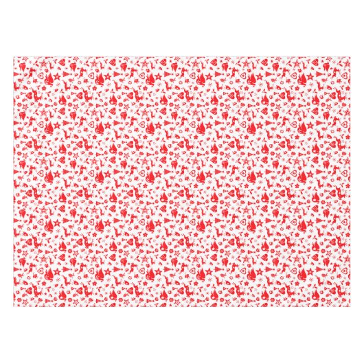 Weihnachtsmann-Skandinavier Stil Tischdecke (Vorderseite (Horizontal))