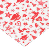 Weihnachtsmann-Skandinavier Stil Tischdecke (Schrägansicht)