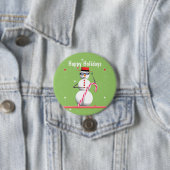Weihnachtsmann Snowman Button (Beispiel)