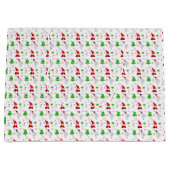 Weihnachtsmann Snowman Große Geschenktüte (Vorderseite)