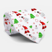 Weihnachtsmann Snowman Krawatte (Gerollt)