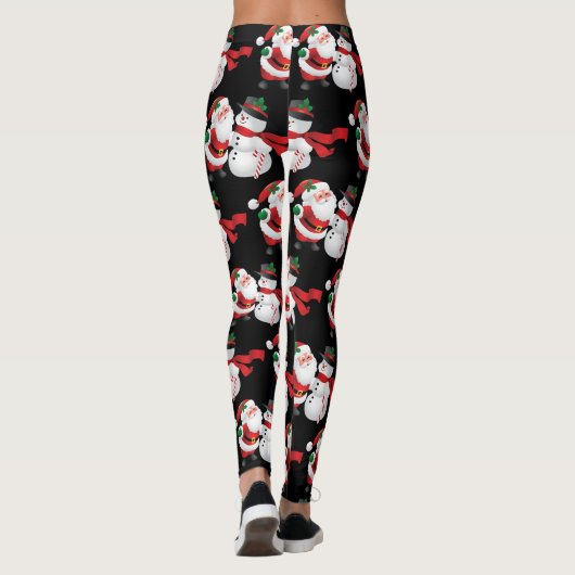 Weihnachtsmann Snowman Leggings (Rückseite)