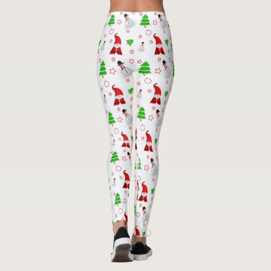 Weihnachtsmann Snowman Leggings (Rückseite)