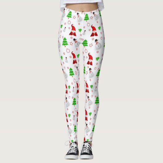 Weihnachtsmann Snowman Leggings (Vorderseite)