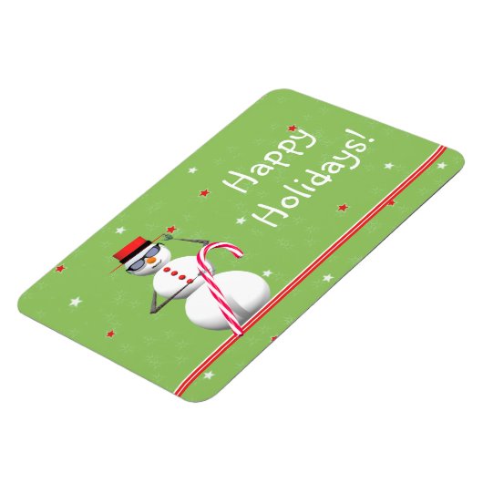 Weihnachtsmann Snowman Magnet (Linke Seite)