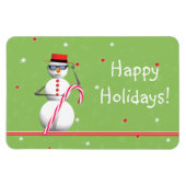 Weihnachtsmann Snowman Magnet (Horizontal)