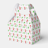 Weihnachtsmann Snowman Santa Geschenkschachtel (Rückseite)