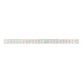 Weihnachtsmann Snowman Satinband (Vorderseite)