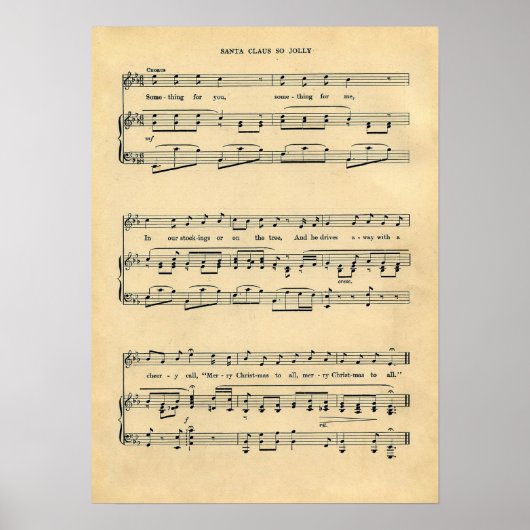 Weihnachtsmann So Jolly Poster! Poster (Vorne)
