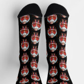 Weihnachtsmann Socken (Oben)