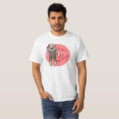 Weihnachtsmann-Sockenaffe T-Shirt (Vorne ganz)