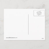 Weihnachtsmann-Spaß Postkarte (Rückseite)