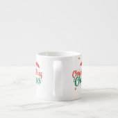 Weihnachtsmann Specialty Espresso Tasse Design (Rückseite)