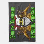 Weihnachtsmann, Spezialeinheiten, Armee Geschirrtuch (Vertikal)