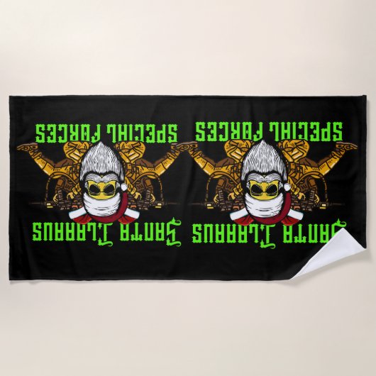 Weihnachtsmann, Spezialeinheiten, Armee Strandtuch (Vorderseite)