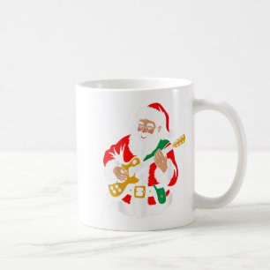 Weihnachtsmann spielt Gitarre Rock Xmas Stimmung L Kaffeetasse