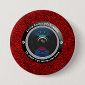 Weihnachtsmann-Spions-Kamera Button (Vorderseite)