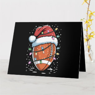 Weihnachtsmann Sport Weihnachten American Football Karte