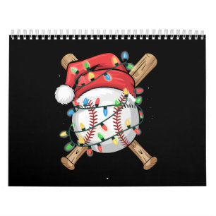 Weihnachtsmann Sport Weihnachten Baseballspieler  Kalender