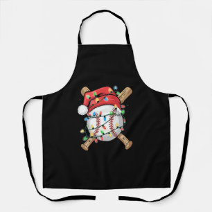 Weihnachtsmann Sport Weihnachten Baseballspieler  Schürze