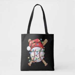 Weihnachtsmann Sport Weihnachten Baseballspieler  Tasche