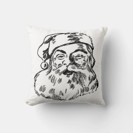 Weihnachtsmann St. Nikolaus Weihnachtsferien Kissen
