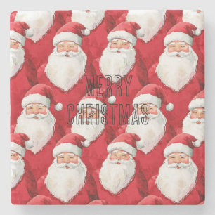 Weihnachtsmann Steinuntersetzer