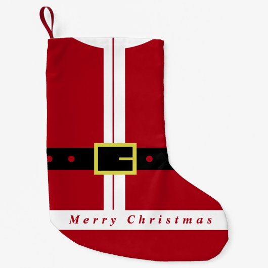 Weihnachtsmann-Strumpf Kleiner Weihnachtsstrumpf (Vorderseite)