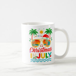 Weihnachtsmann Sungles Beach Weihnachten im Juli M Kaffeetasse