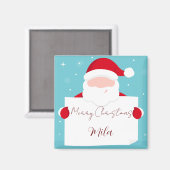 Weihnachtsmann, süße Weihnachten Magnet (Vorderseite/Rückseite)