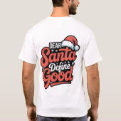 Weihnachtsmann  T-Shirt (Rückseite)