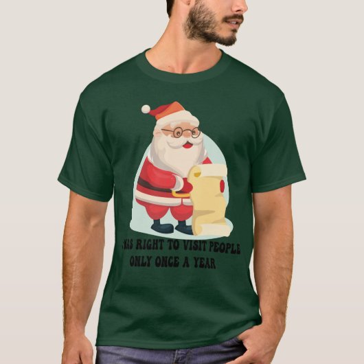 Weihnachtsmann T-Shirt (Vorderseite)