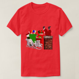 Weihnachtsmann-T-Shirt zum Verzweifeln T-Shirt