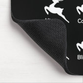 Weihnachtsmann Tänzer Ballerina Tanz Mousepad (Ecke)