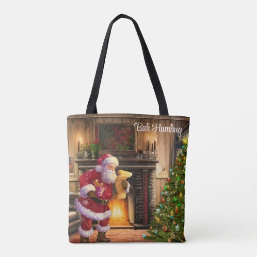 Weihnachtsmann Tasche (Rückseite)
